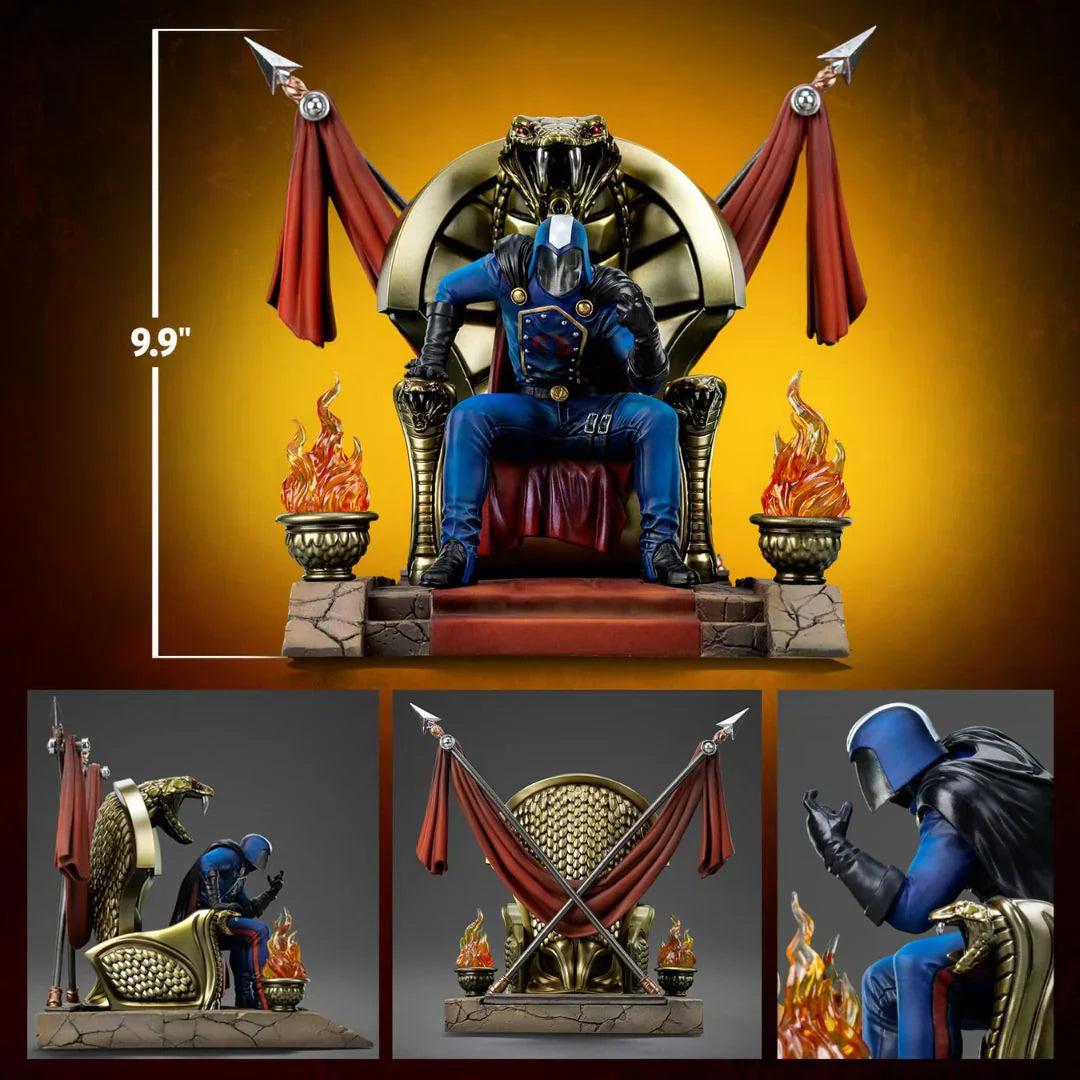 GIJOE Cobra Commander Statue By Iron Studios