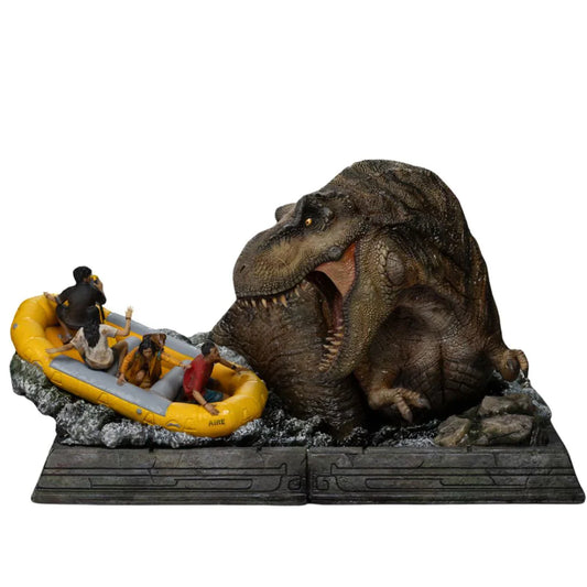 T-Rex River Attack Demi Art Scale Statue By Iron Studios
