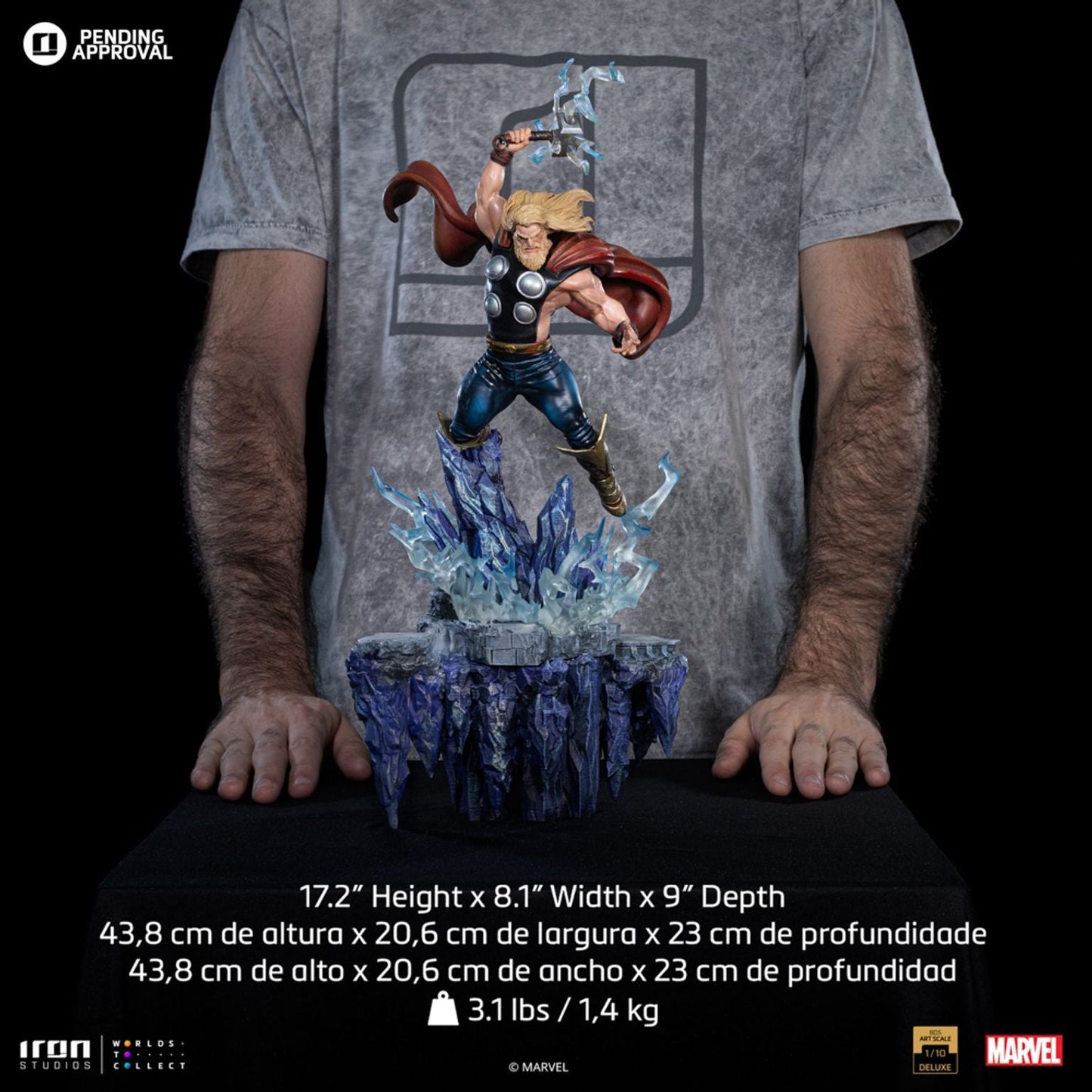 Thor Avengers Infinity Gauntlet Diorama Deluxe by Iron Studios