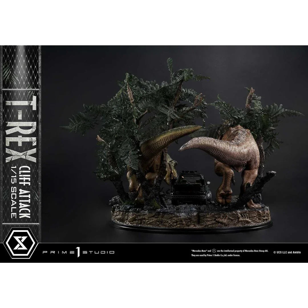 The Lost World: Jurassic Park (Film) T-Rex Cliff Attack By Prime1 Studio