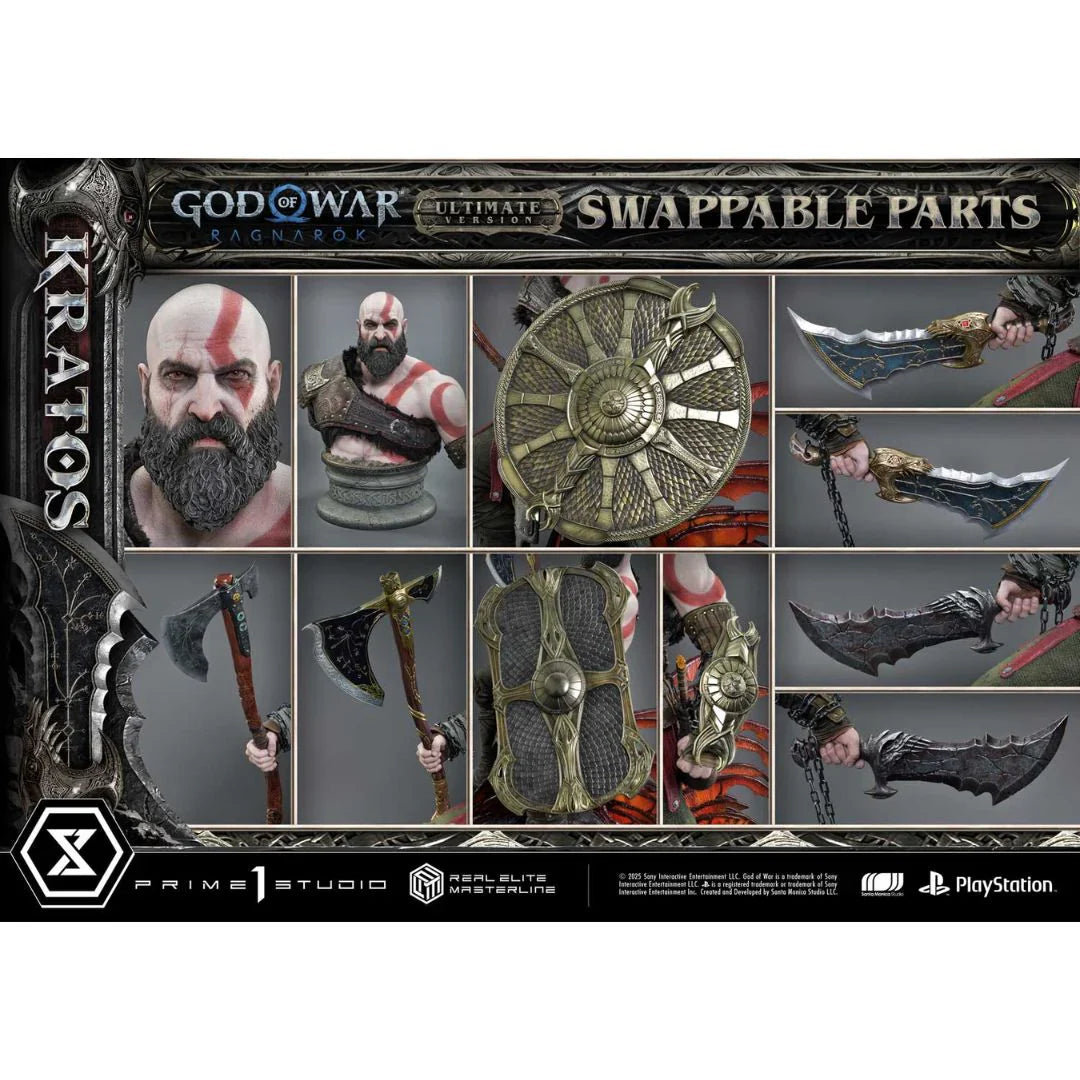 God Of War: Ragnarok Kratos Ultimate Bonus Version Statue By Prime1 Studios