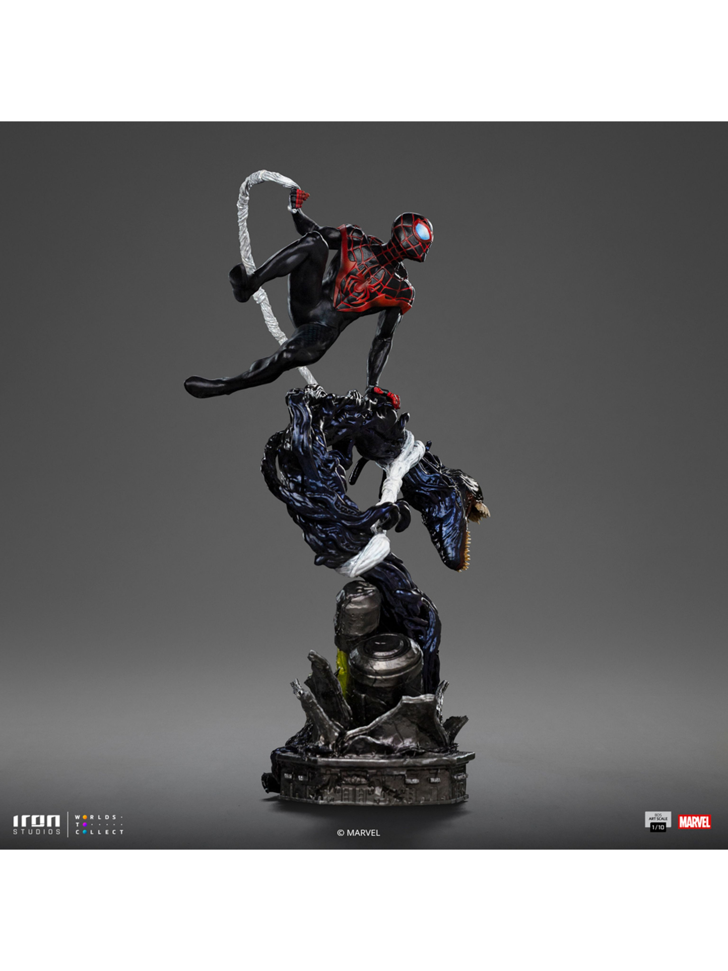 Miles Morales Statue by Iron Studios