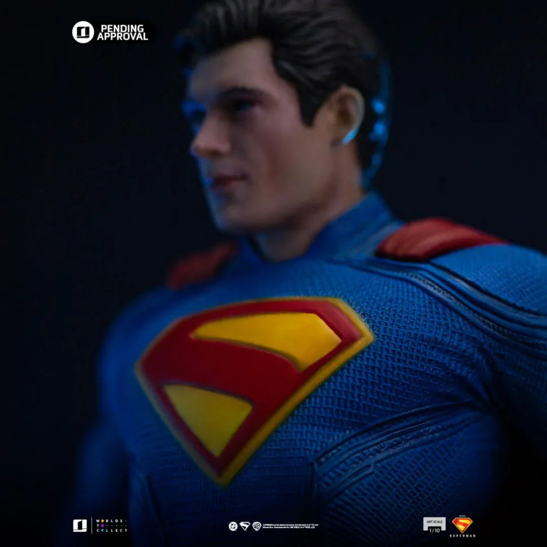 Superman & Krypto Art Scale Statue By Iron Studios