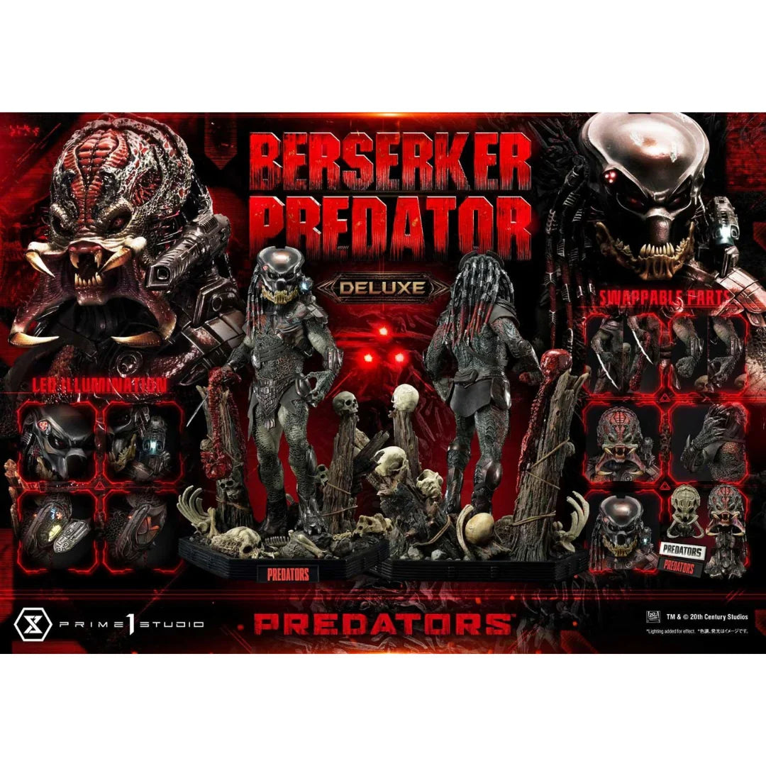 Predators (Film) Berserker Predator DX Bonus Version Statue by Prime 1 Studio