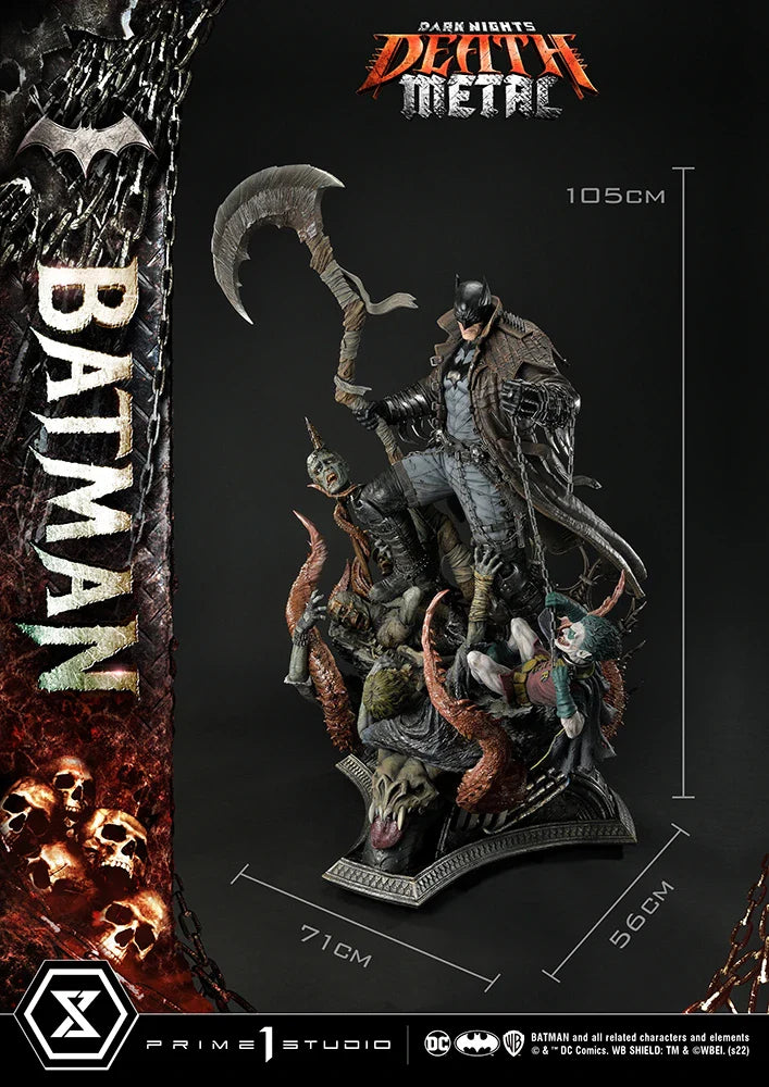 DEATH METAL BATMAN 1:3 Scale Statue by Prime 1 Studio
