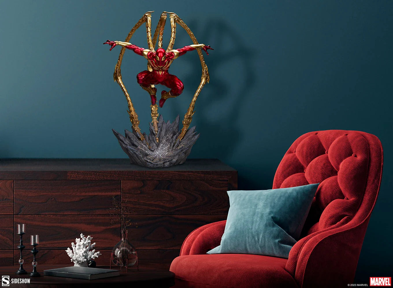 IRON SPIDER Premium Format Figure by Sideshow Collectibles