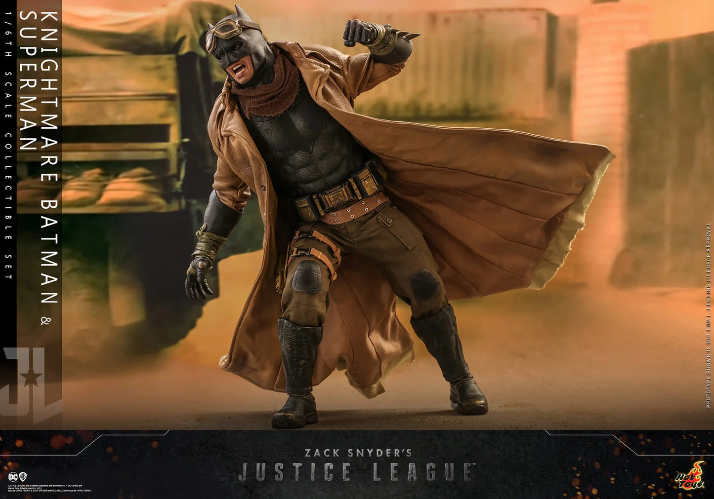 KNIGHTMARE BATMAN AND SUPERMAN Sixth Scale Figure Set By Hot Toys