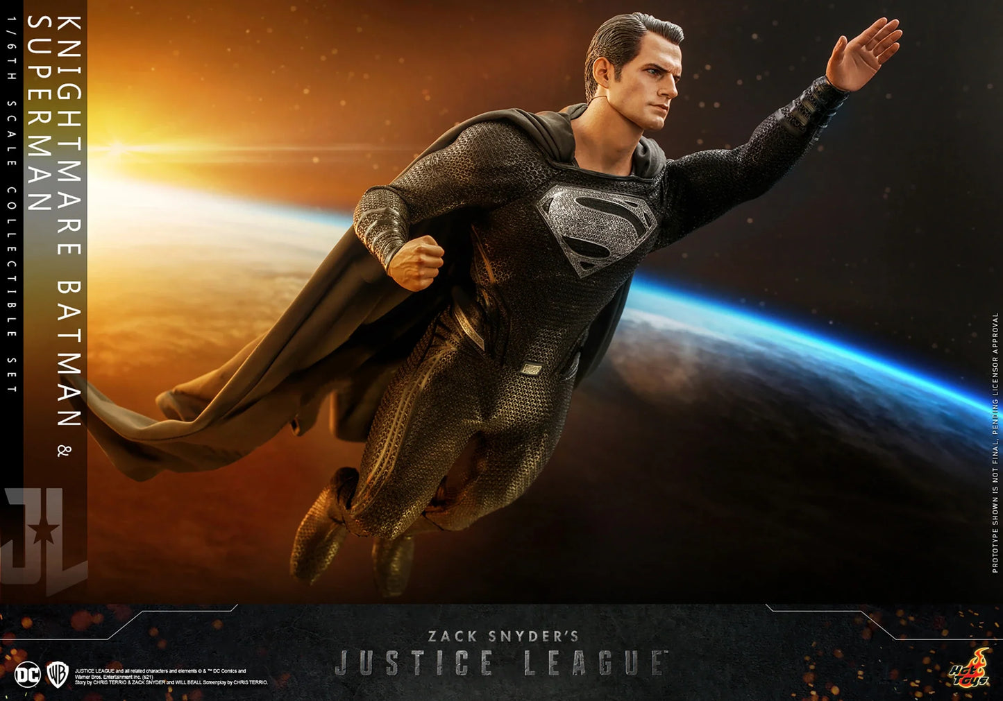 KNIGHTMARE BATMAN AND SUPERMAN Sixth Scale Figure Set By Hot Toys