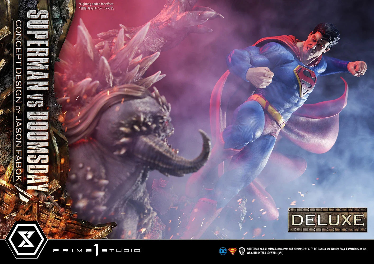 SUPERMAN VS DOOMSDAY (DELUXE VERSION) Statues by Prime 1 Studio