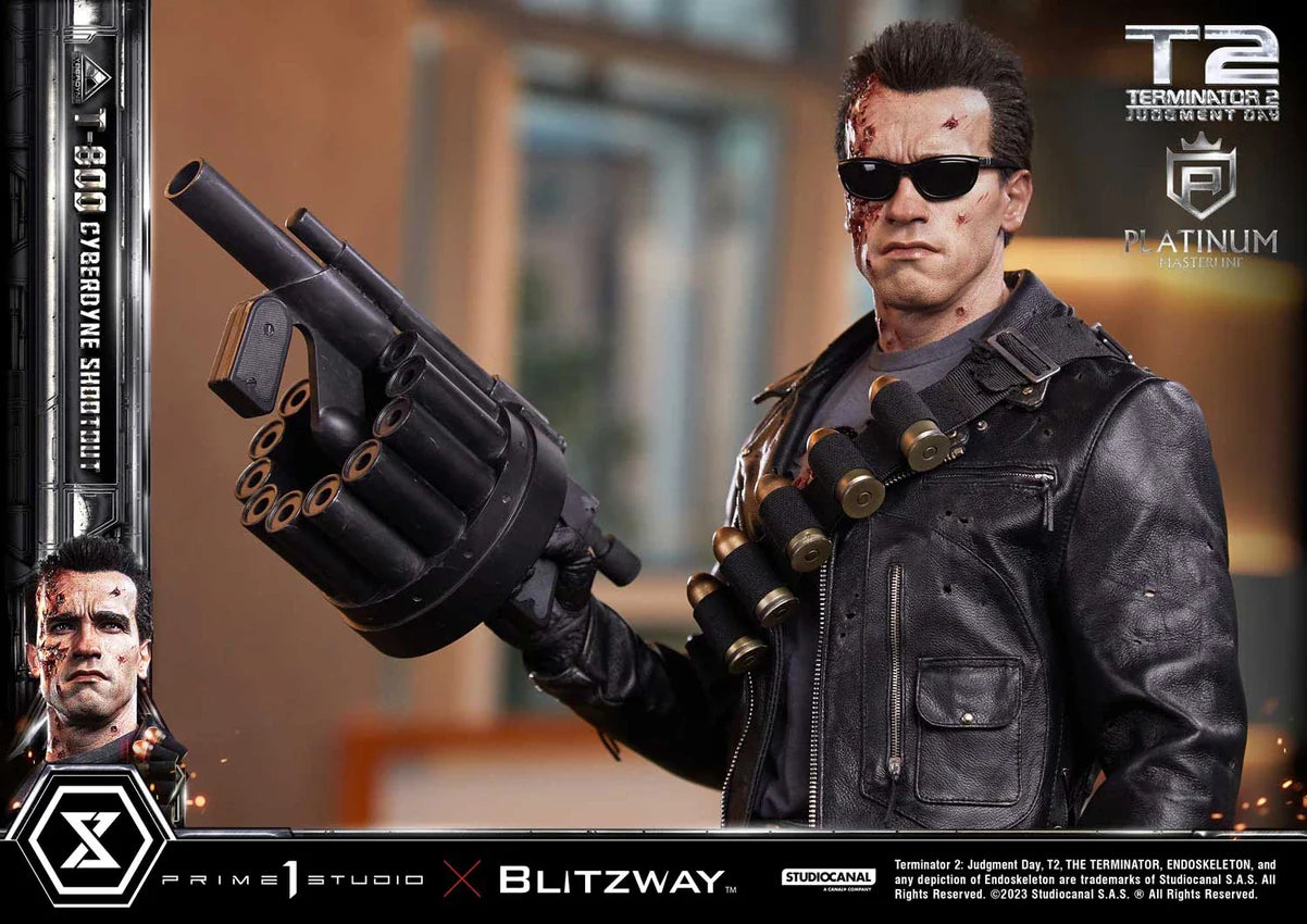 Terminator 2: Judgment Day T-800 Cyberdyne Shootout By Prime 1 Studio