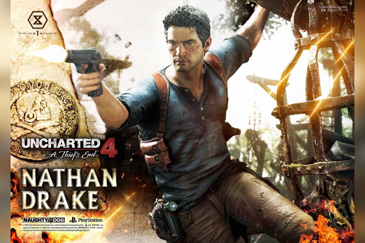 Uncharted 4: A Thief's End Nathan Drake DX Statue by Prime 1 Studio