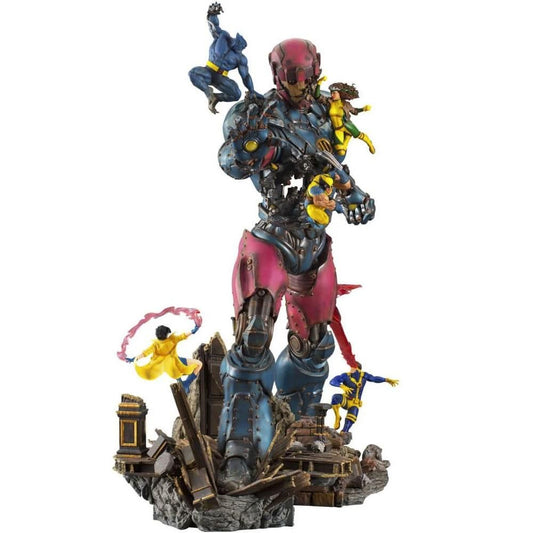 X-Men Vs Sentinel 1 (Deluxe) 1:10 Scale Statue By Iron Studios
