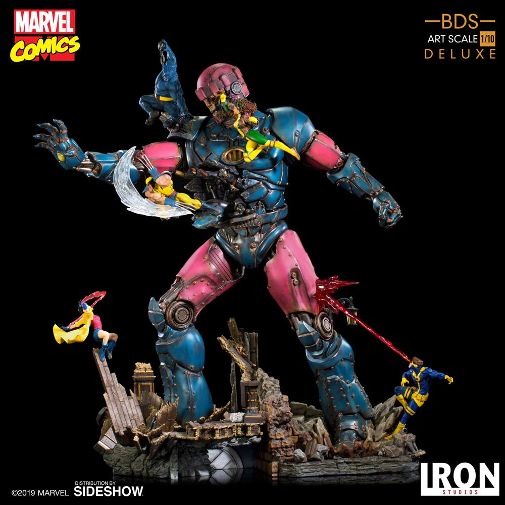 X-Men Vs Sentinel 1 (Deluxe) 1:10 Scale Statue By Iron Studios
