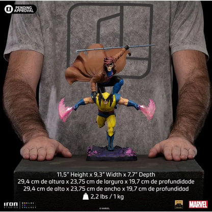 Gambit & Wolverine Deluxe Statue By Iron Studios