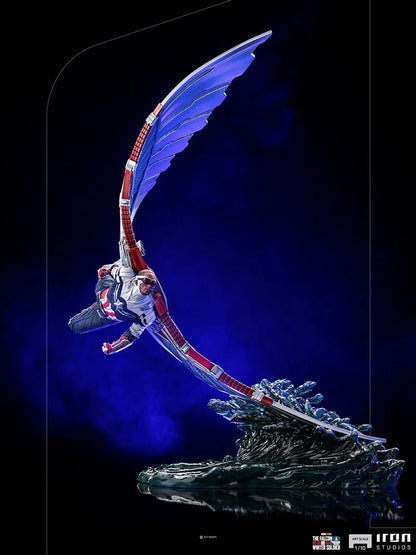 Captain America Sam Wilson (Deluxe) 1/10 Statue By Iron Studios