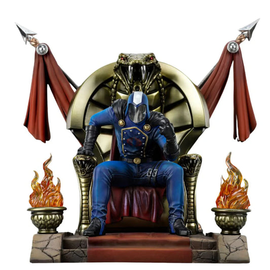 GIJOE Cobra Commander Statue By Iron Studios
