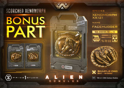 Alien Romulus Scorched Xenomorph DX Bonus Version By Prime 1 Studio