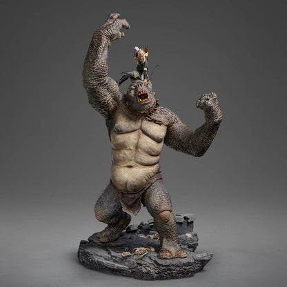 Legolas Vs Cave Troll Deluxe - Lord of the Rings - Art Scale 1/10 By Iron Studios