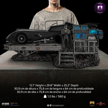 The Flash Movie Batmobile Deluxe Art Scale Limited Edition 1:10 Statue