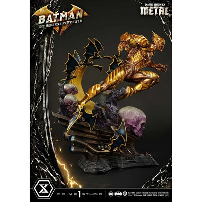 The Reverse Red Death DC Dark Knights Metal Statue by Prime 1 Studio